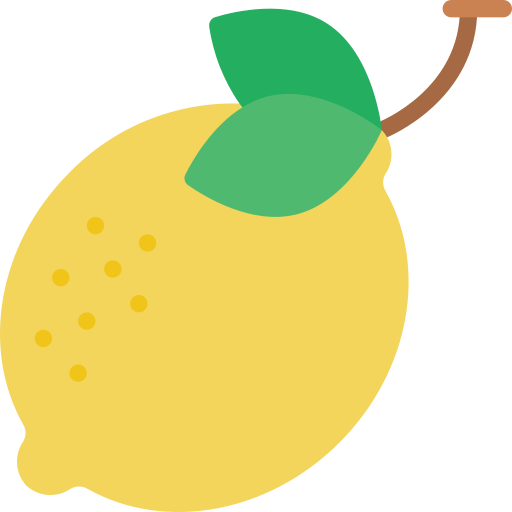 citron Basic Miscellany Flat Icône