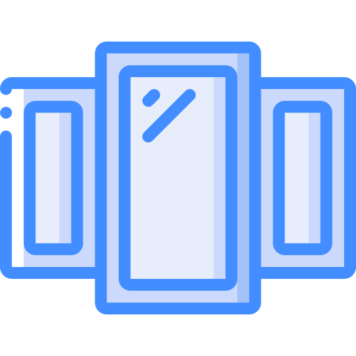 Frame Basic Miscellany Blue icon