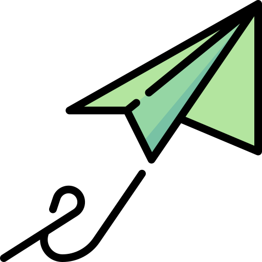 Бумажный самолетик Special Lineal color иконка