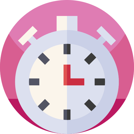 Timer Geometric Flat Circular Flat icon