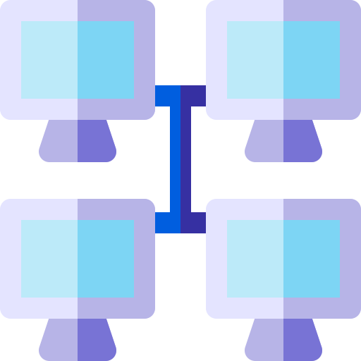 Network Basic Rounded Flat icon