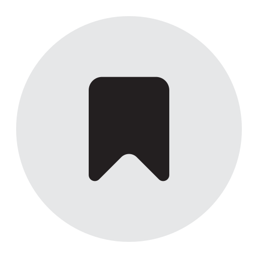 bladwijzer Generic Circular icoon