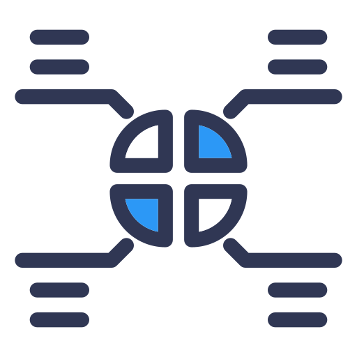 data visualisatie Generic Blue icoon