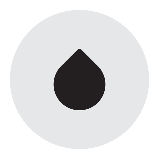 druppel Generic Circular icoon