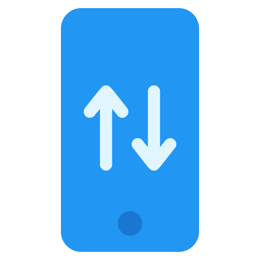 transfert de données Generic Blue Icône