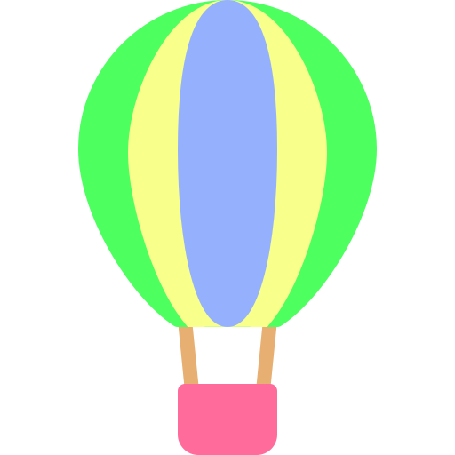 montgolfière Generic Flat Icône