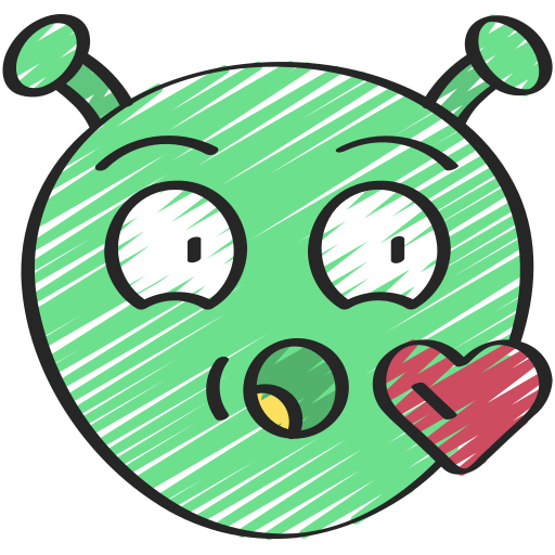 dmuchnij pocałunkiem Juicy Fish Sketchy ikona