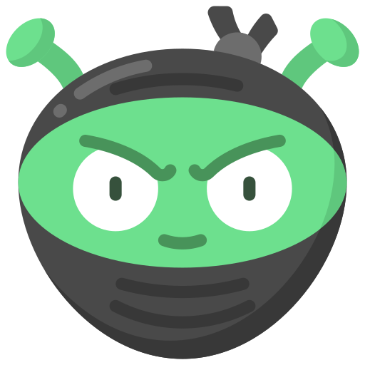 Ninja Juicy Fish Flat icon