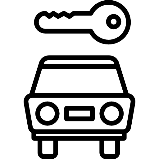 車を借りる Special Lineal icon