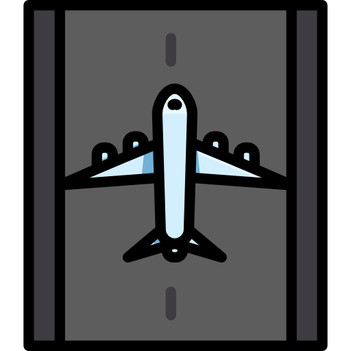 aterrizaje Special Lineal color icono