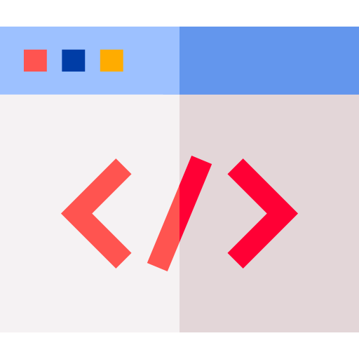 코딩 Basic Straight Flat icon