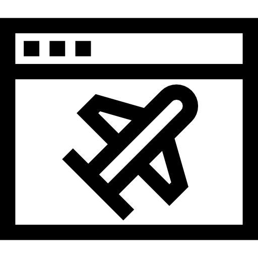 브라우저 Basic Straight Lineal icon