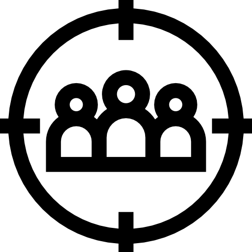 objetivo Basic Straight Lineal icono