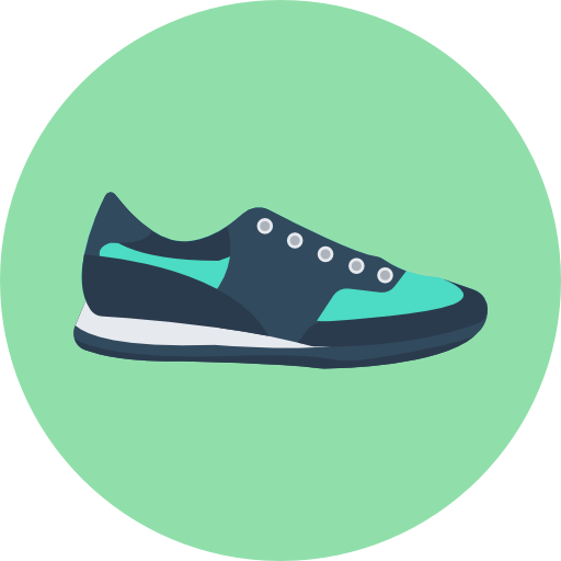 schuh Flat Color Circular icon