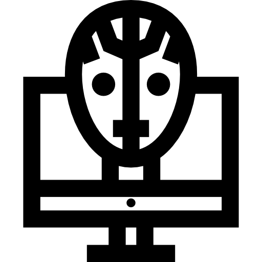 ロボット Basic Straight Lineal icon