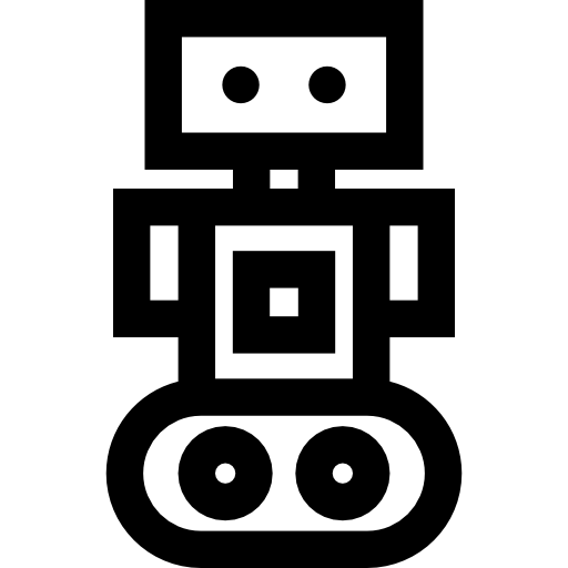robot Basic Straight Lineal Icône