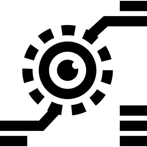 バイオニックコンタクトレンズ Basic Straight Lineal icon