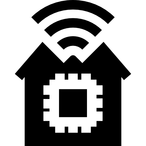 casa intelligente Basic Straight Filled icona