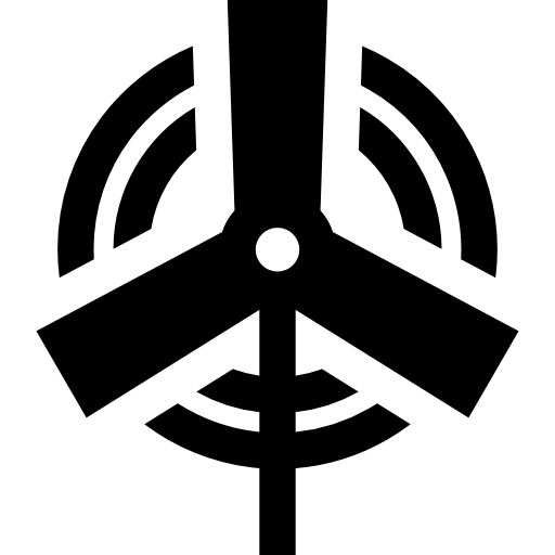 風車 Basic Straight Filled icon