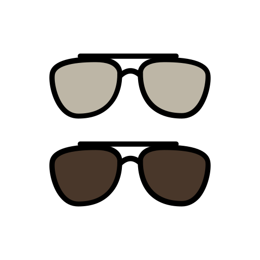 oculos escuros Generic Outline Color Ícone