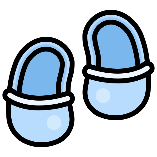 baby schoentjes Generic Outline Color icoon
