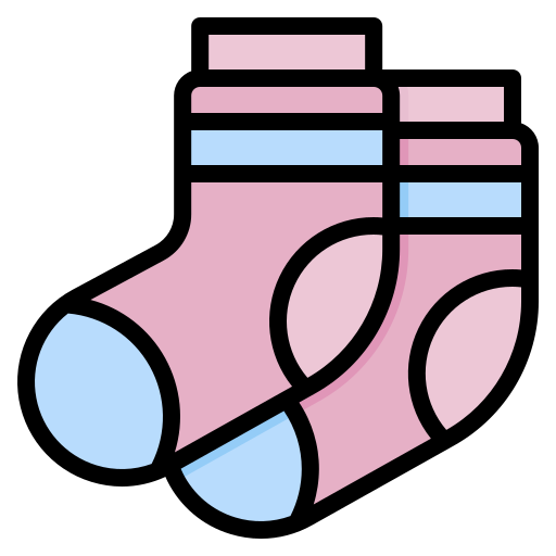 meias de bebê Generic Outline Color Ícone