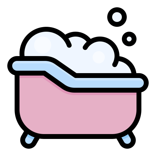 bañera de bebé Generic Outline Color icono
