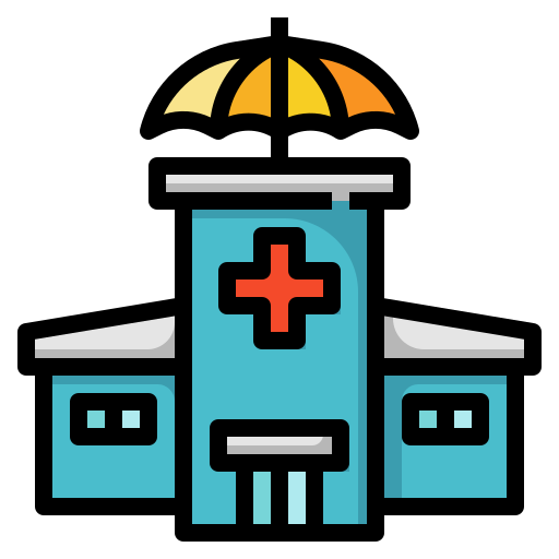 Hospital PongsakornRed Lineal Color icon