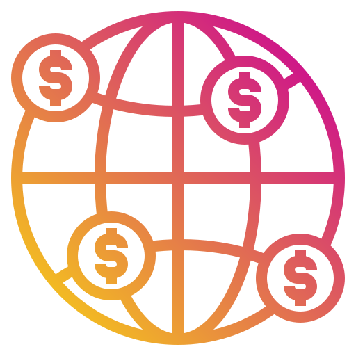 Globe Payungkead Gradient icon