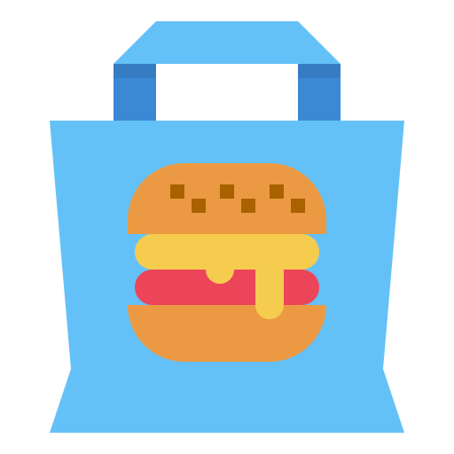 Food delivery Payungkead Flat icon