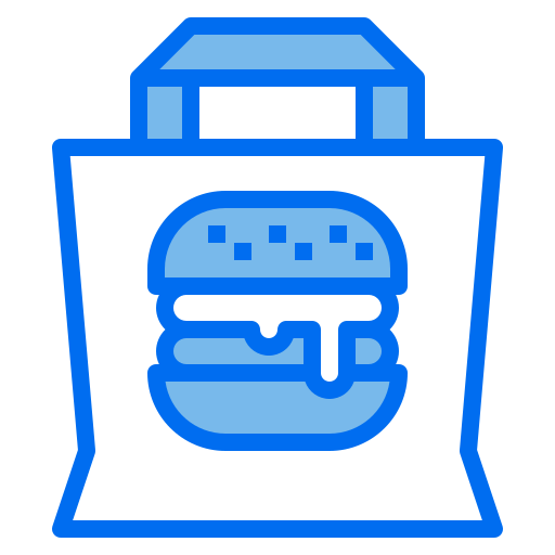 Food delivery Payungkead Blue icon