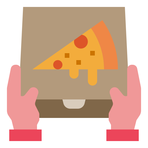 Pizza Payungkead Flat icon
