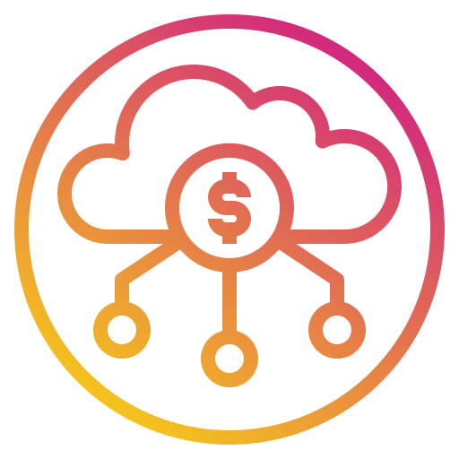 Cloud Payungkead Gradient icon