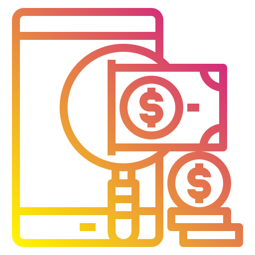 Mobile Payungkead Gradient icon