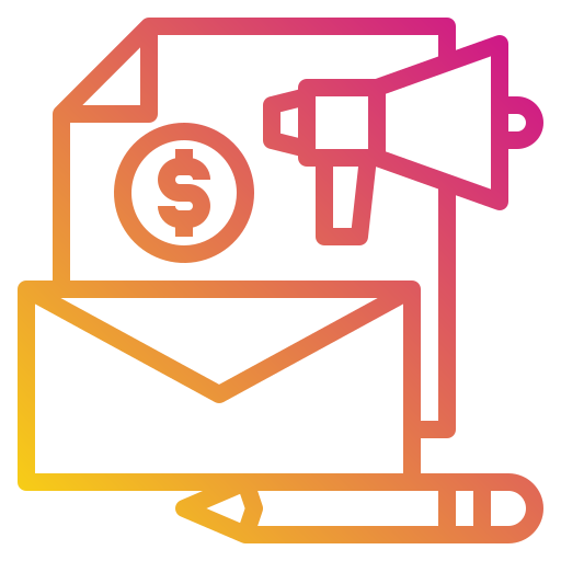 mail Payungkead Gradient icon