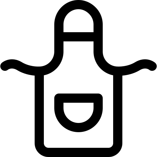 grembiule Basic Rounded Lineal icona