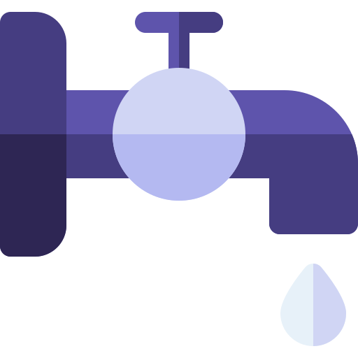 robinet Basic Rounded Flat Icône