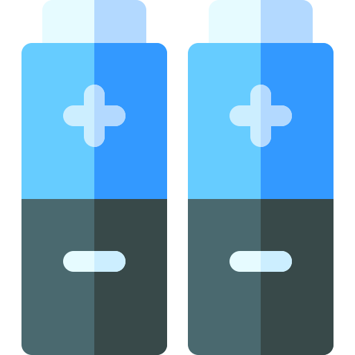 batterie Basic Rounded Flat Icône