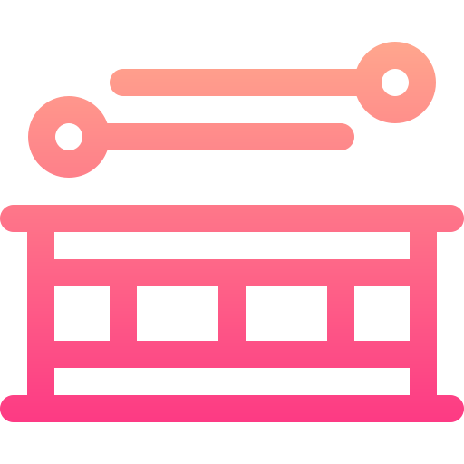 tambor Basic Gradient Lineal color icono