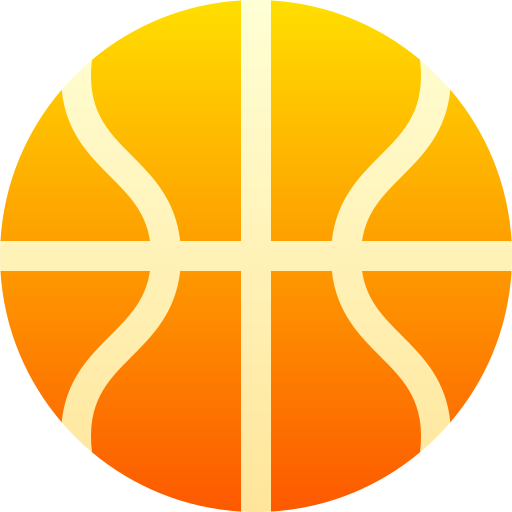 basketbal Basic Gradient Gradient icoon