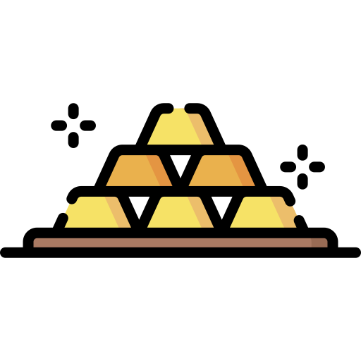 sztabki złota Special Lineal color ikona