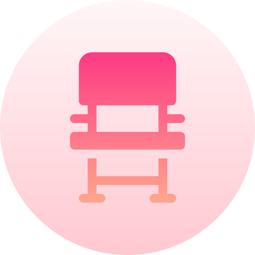 krzesło obozowe Basic Gradient Circular ikona