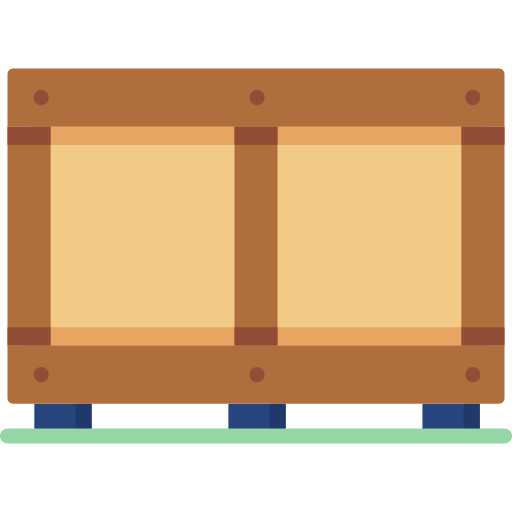 Wooden box Special Flat icon