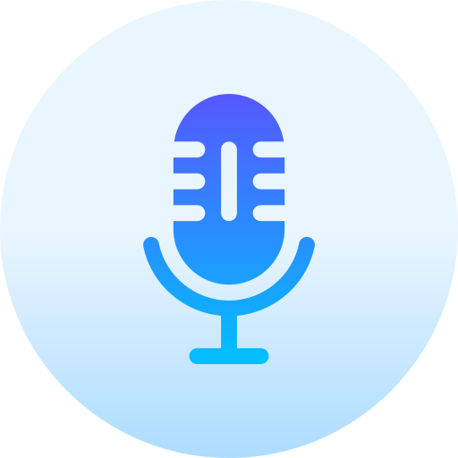 Микрофон Basic Gradient Circular иконка