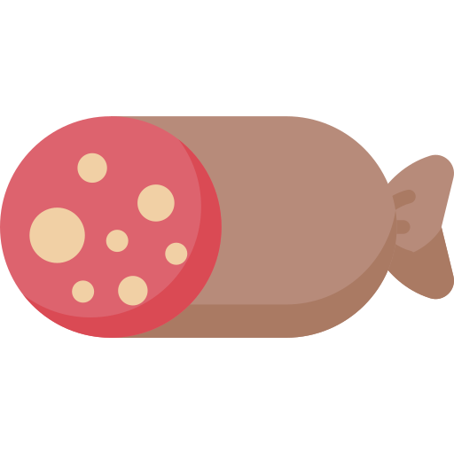 salami Special Flat icoon