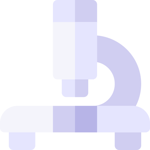 microscopio Basic Rounded Flat icona