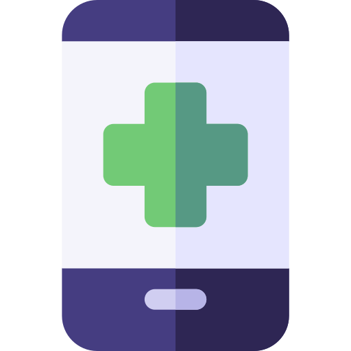 Медицинское приложение Basic Rounded Flat иконка