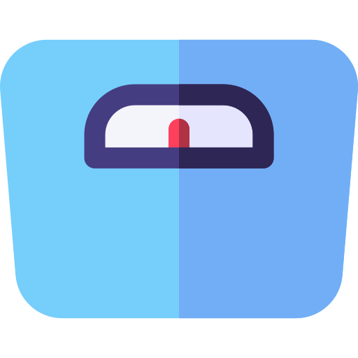 Weighing scale Basic Rounded Flat icon