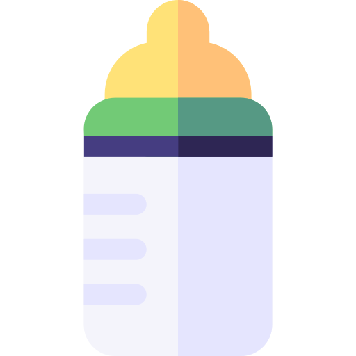 Бутылочка для кормления Basic Rounded Flat иконка