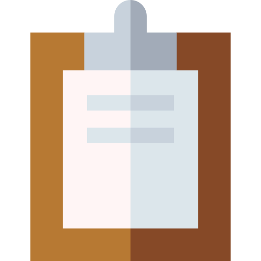 Clipboard Basic Straight Flat icon